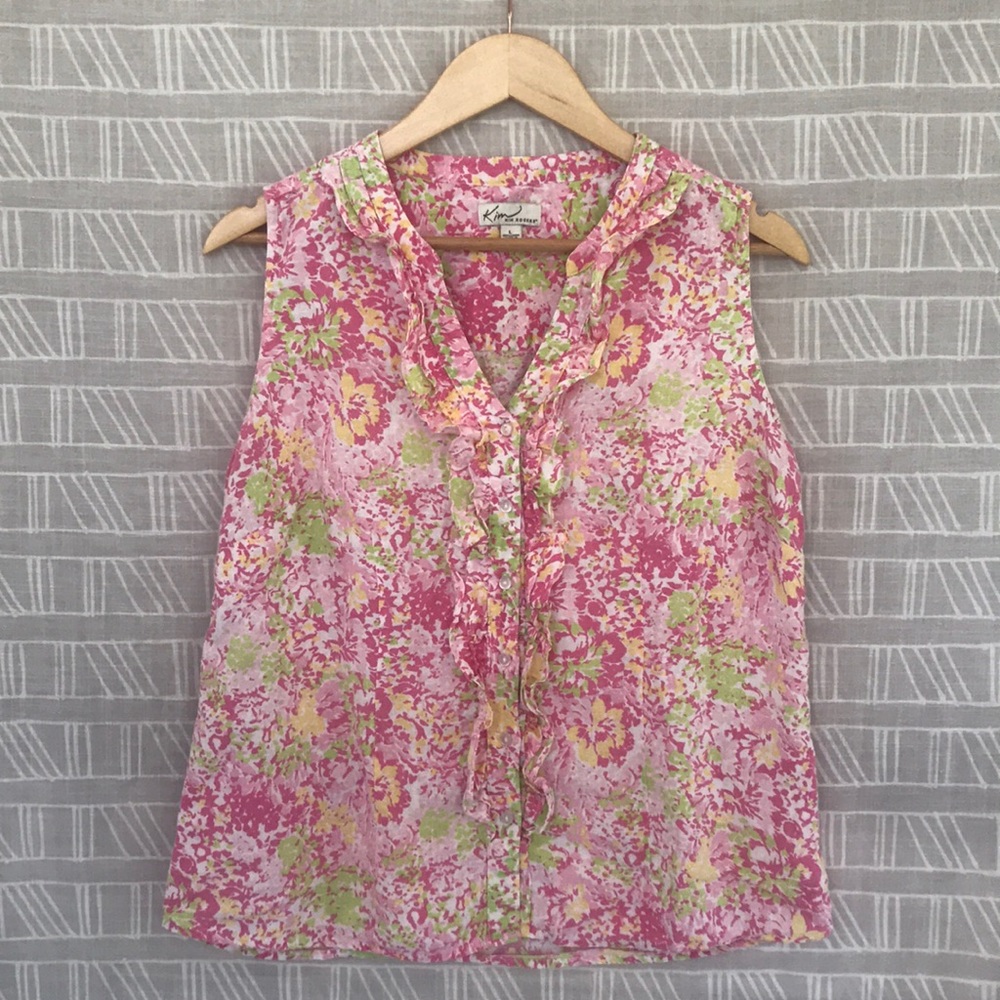 Kim Rogers Linen Tank
